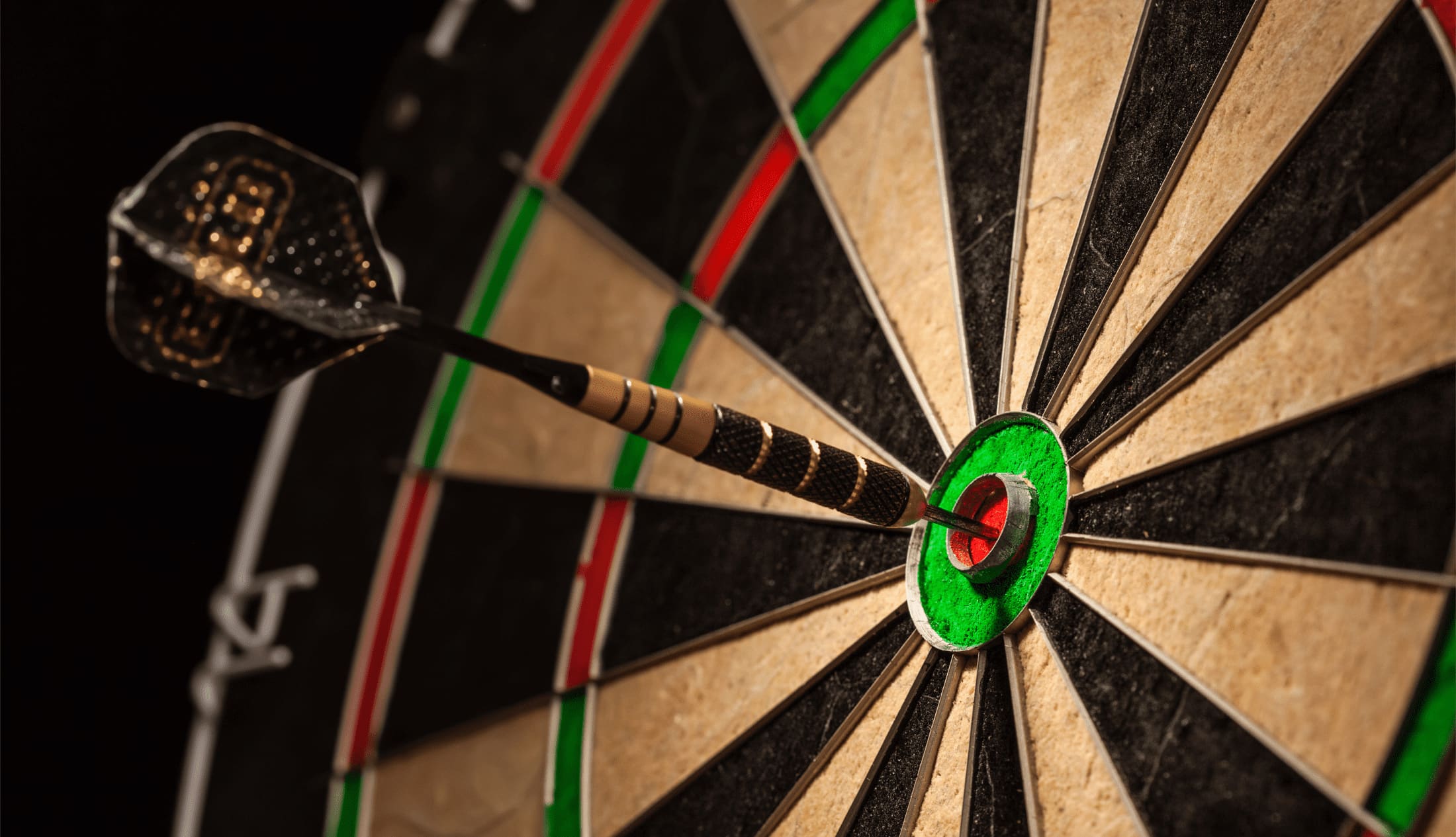 Target hit representing precise logistics website development and SEO strategy